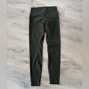 Lululemon Athletica Dark Green Leggings